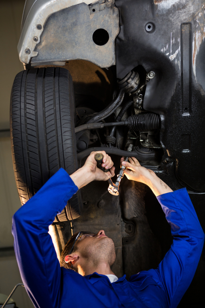car suspension steering section